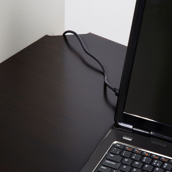 Угловая столешница, черно-коричневый 120x120 см IKEA LINNMON ЛИННМОН 003.985.90 - фото 3