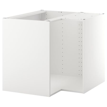 Каркас напольного шкафа углового, белый 88x88x80 см IKEA METOD МЕТОД 803.679.43