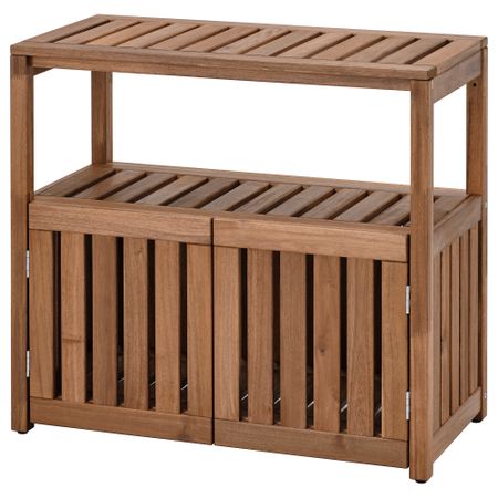 Стеллаж, для сада, светло-коричневая морилка, 83x75 см IKEA NÄMMARÖ 105.346.53