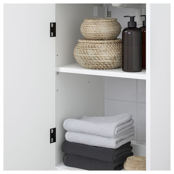 Шкаф под раковину с 1 дверцей СИЛВЕРОН / ХЭМНВИКЕН, белый (40x45x91 см) - фото 4