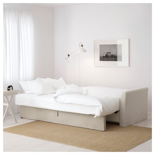 Диван-кровать 3-местный ХОЛЬМСУНД, Нордвалла бежевый - фото 5