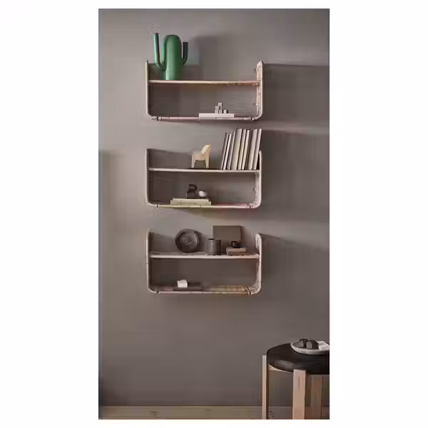 FRYKSÅS ФРЮКСАС Полка навесная - ротанг 60x20 см - схема-чертеж с размерами