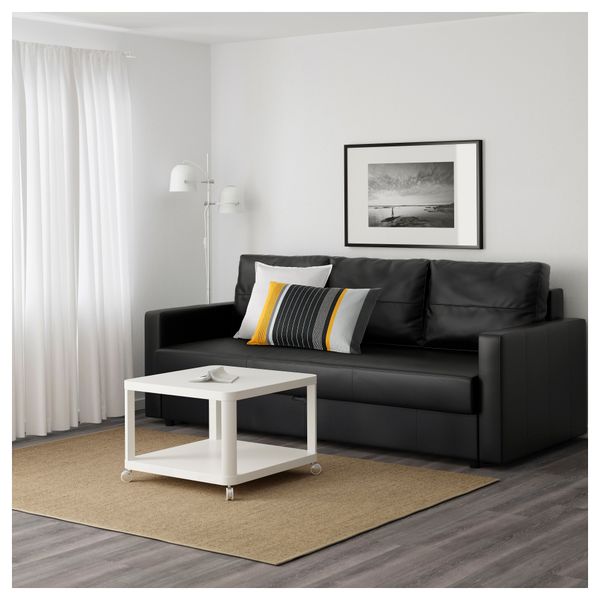 Диван-кровать 3-местный ФРИХЕТЭН, Бумстад черный - фото 2