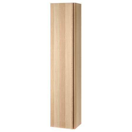 Шкаф высокий, под беленый дуб 40x32x192 см IKEA GODMORGON ГОДМОРГОН 003.495.90