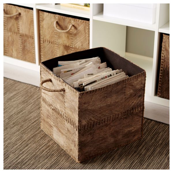 Корзина КОТТЕБУ, листья кокосовой пальмы (32x34x32 см) - фото 2