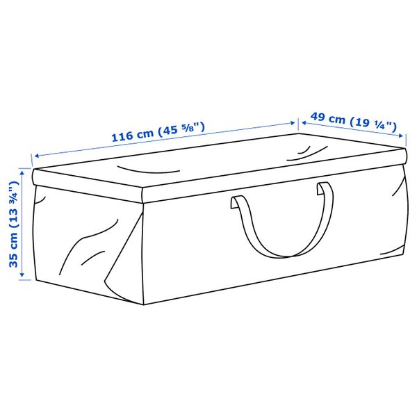 IKEA, дополнительный ракурс - схема-чертеж с размерами