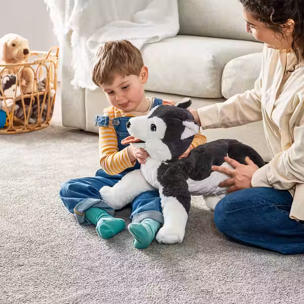 LIVLIG Мягкая игрушка - собака/сибирский хаски 57 см - фото 2