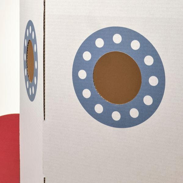 Палатка, ракета белый, красный IKEA AFTONSPARV 005.564.62 - фото 6