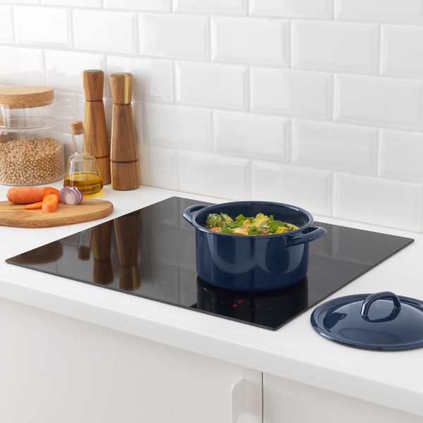 Кастрюля с крышкой, эмалированная сталь 3 л IKEA VARDAGEN ВАРДАГЕН 803.911.27 - фото 2