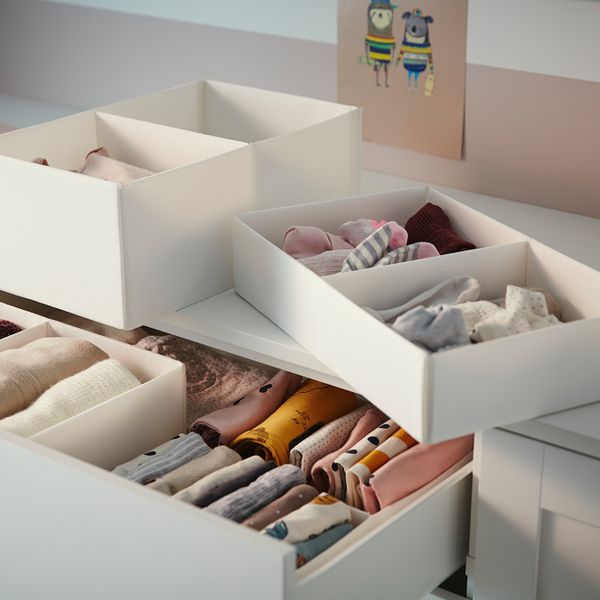 Комод с 6 ящиками, 60x57x123 см, белый, зеленый IKEA PLATSA ПЛАТСАA ПЛАТСА, SMÅSTAD СМОСТАД 893.877.29 - схема-чертеж с размерами