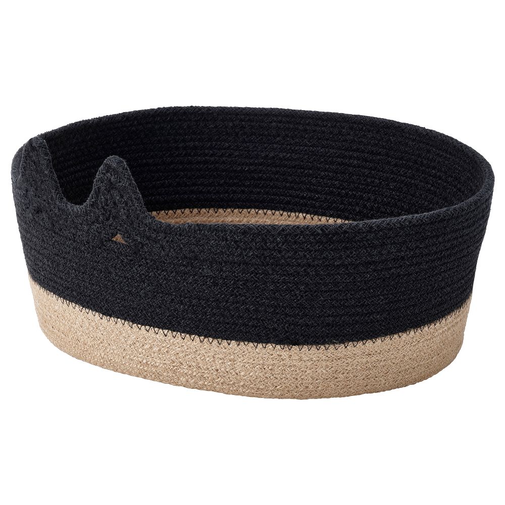 Корзина, черный, неокрашенный, 38x30x18 см IKEA MÄVINN 205.750.54 - фото 1