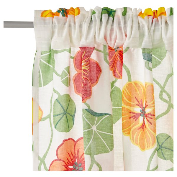 Гардины, 1 пара БЛУМРАНК, цветок (145x300 см) - фото 2