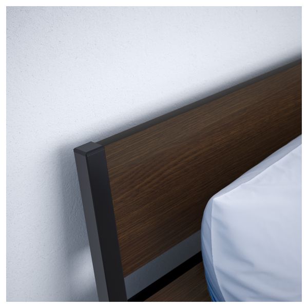 Каркас кровати ТРИСИЛ, темно-коричневый, Лурой - фото 3