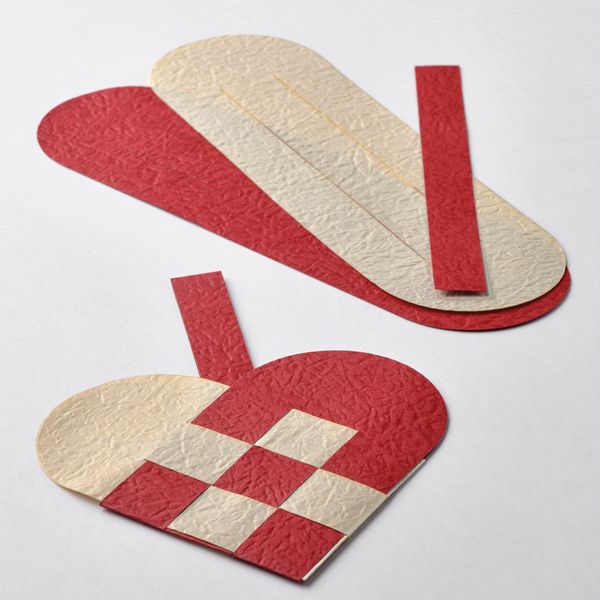 Елочное украшение, в форме сердца красный, белый IKEA VINTERFINT 105.784.87 - фото 3