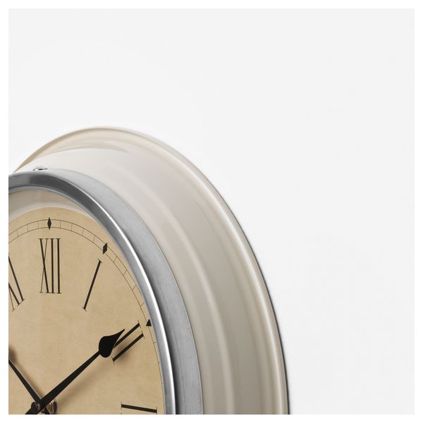 Настенные часы СКОВЕЛЬ, бежевый (35 см) - схема-чертеж с размерами