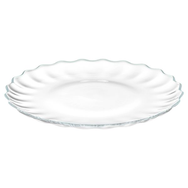 Тарелка десертная ДРЁМБИЛЬД, прозрачное стекло (19 см) - схема-чертеж с размерами