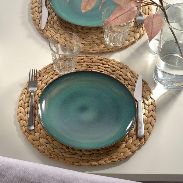 Тарелка, полированный зеленый, 26 см IKEA FÄRGKLAR ФЭРГКЛАР 205.864.39 - фото 4