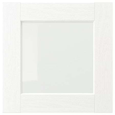 ENKÖPING Стеклянная дверь - белый под дерево 40x40 см