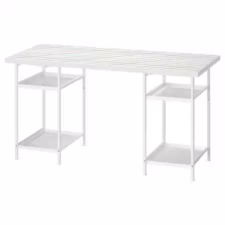 LAGKAPTEN / SPÄND Письменный стол - решетка разноцветный/белый 140x60 см