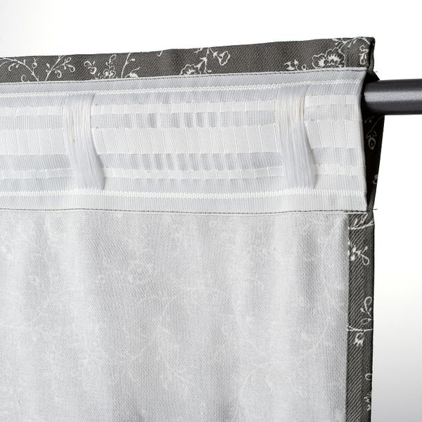 Гардины с прихватом, 2 шт., серый 145x180 см IKEA HILDAMAJA ХИЛЬДАМАЙЯ 204.803.10 - фото 5