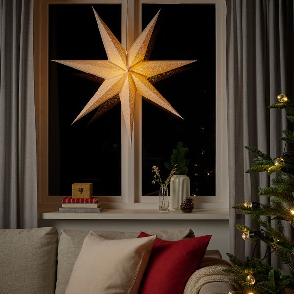 Абажур, кружево/белый 90 см IKEA STRÅLA СТРОЛА 405.032.16 - схема-чертеж с размерами