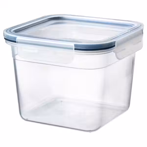 IKEA 365+ Контейнер для продуктов с крышкой - четырехугольной формы/пластик 1.4 л - фото 1