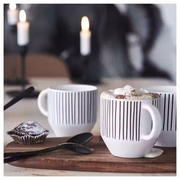 TILLAGD Столовый набор,24 предмета - чёрный - фото 5