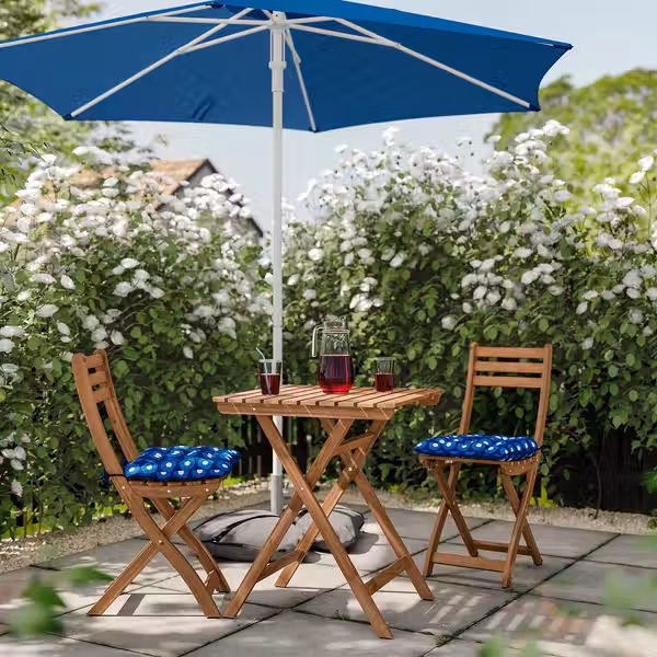 ASKHOLMEN Стол+2 складных стула,д/сада - фото 3