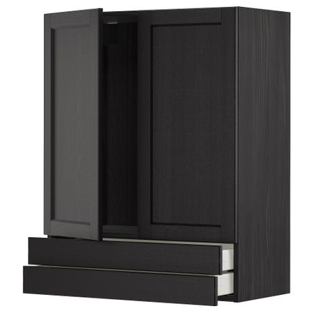 Навесной шкаф, 2 дверцы, 2 ящика, 80x100 cm IKEA METOD МЕТОД, MAXIMERA МАКСИМЕРА 094.591.69