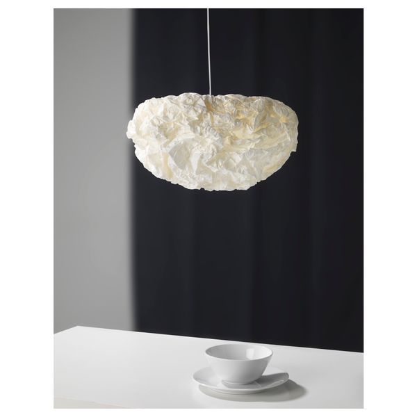 Абажур для подвесного светильника СЕКСТИО, облако, белый - схема-чертеж с размерами