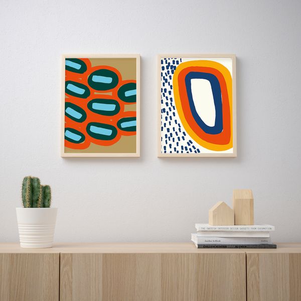 Постер, Temara II, 30x40 см IKEA DRÖMBILD ДРЁМБИЛЬД 404.524.10 - схема-чертеж с размерами