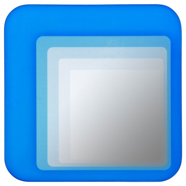 Зеркало ХИЛЬКЕ, ярко-синий (30x30 см) - фото 1