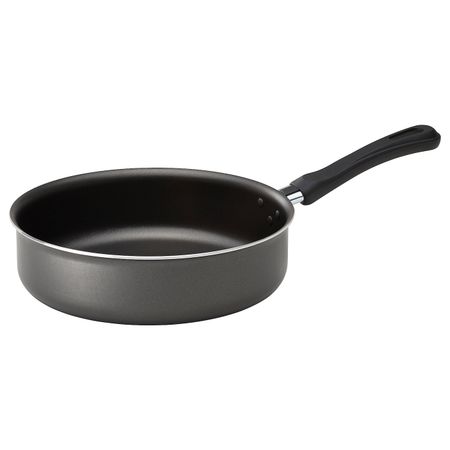 Сотейник/сковорода, серый 24 см IKEA HAVSKARP ХАВСКАРП 103.421.83