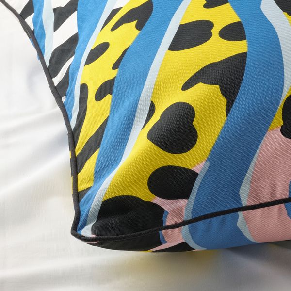 Чехол на подушку, 65x65 см, разноцветный IKEA ÖMSESIDIG 905.460.58 - фото 3