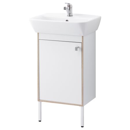 Шкаф под раковину с 1 дверцей ТИНГЕН, белый (51x40x88 см)