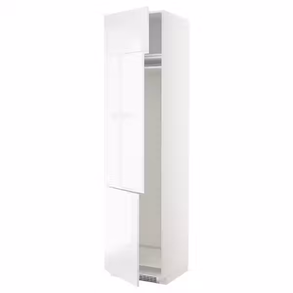 METOD Высокий шкаф д/холод/мороз/3 дверцы - фото 1