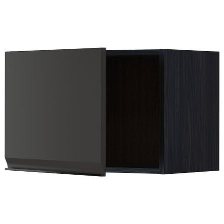 Навесной шкаф, черный, Upplöv матовый антрацит, 60x40 см IKEA METOD МЕТОД 694.953.48