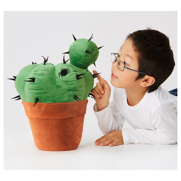 Мягкая игрушка ХЕММАХОС, кактус, зеленый - схема-чертеж с размерами