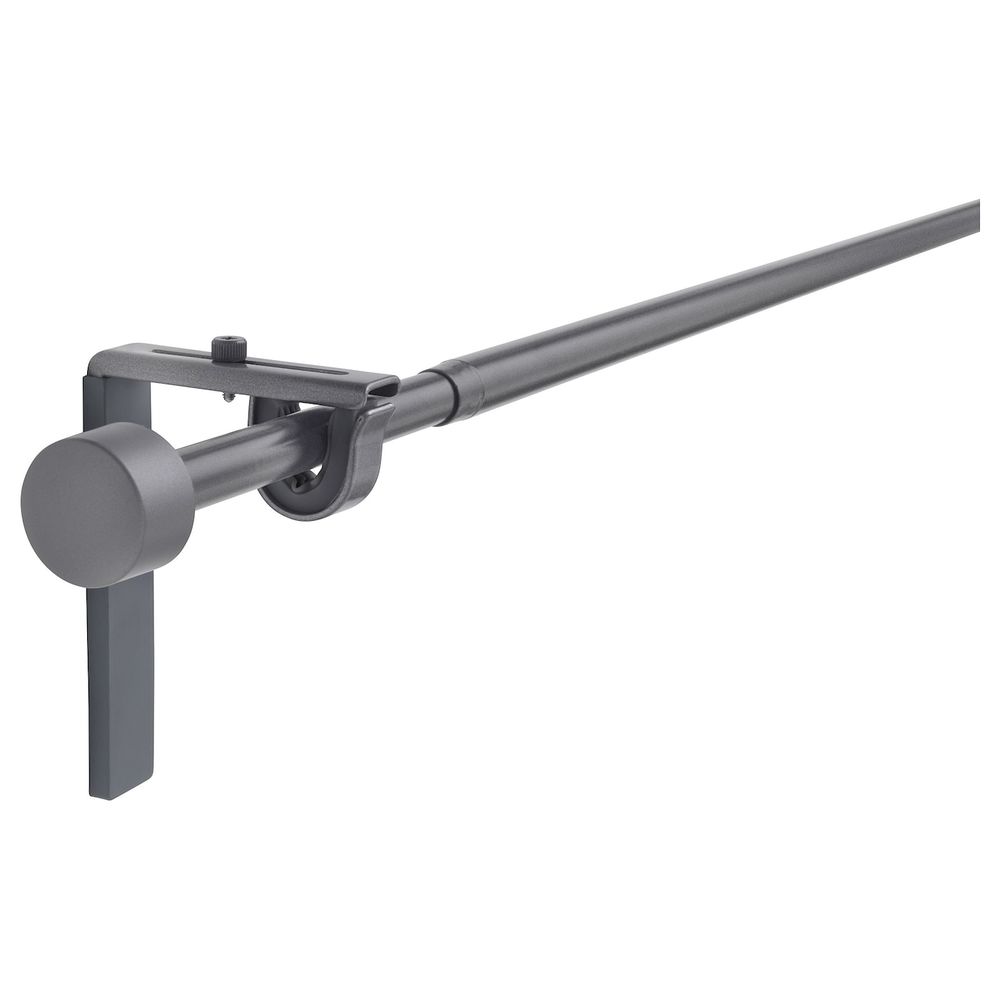 Гардинный карниз/комбинация, серебристый 70-120 см IKEA RÄCKA РЭККА 193.261.93 - фото 1