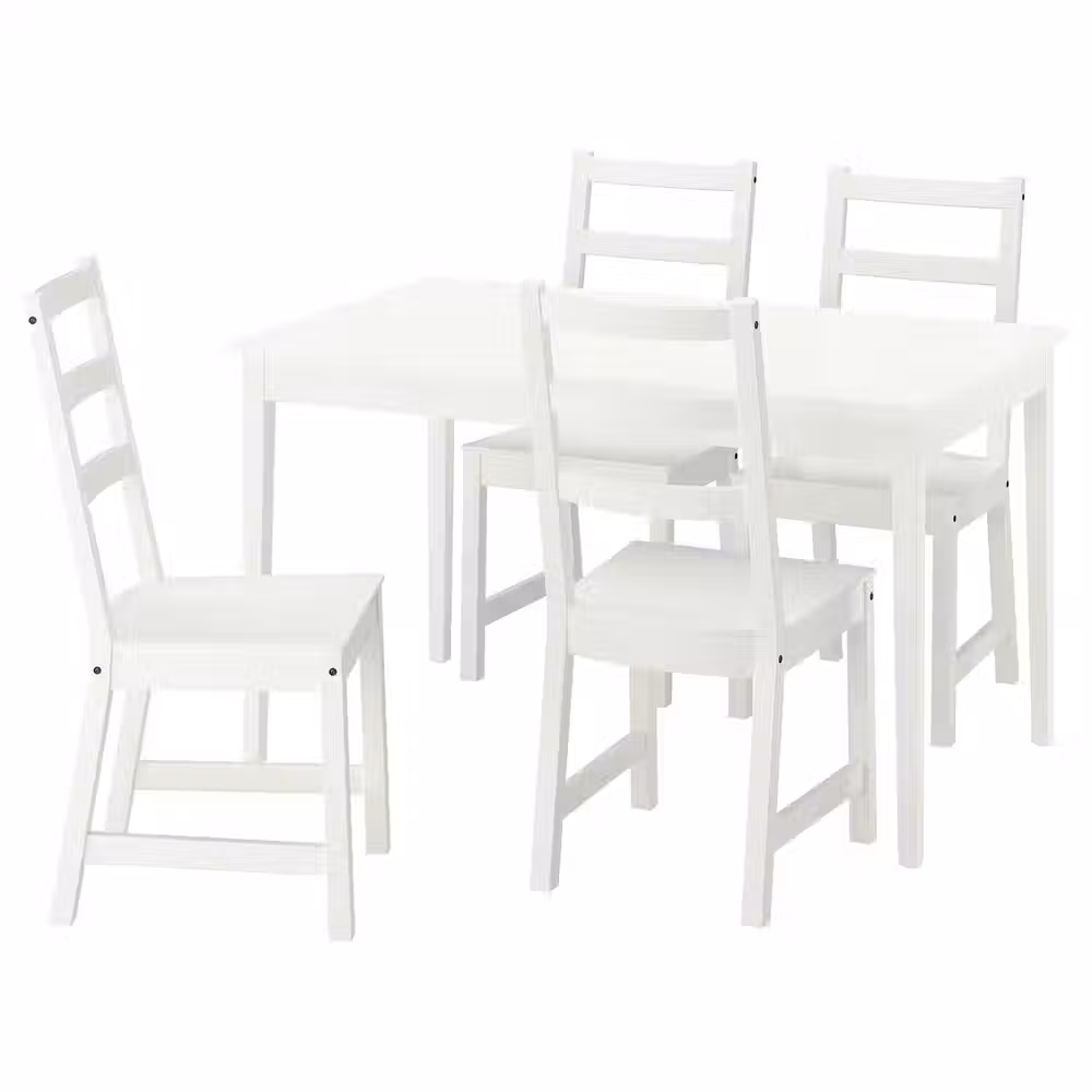 NÄSINGE НЭСИНГЕ / NORDVIKEN Стол и 4 стула - фото 1