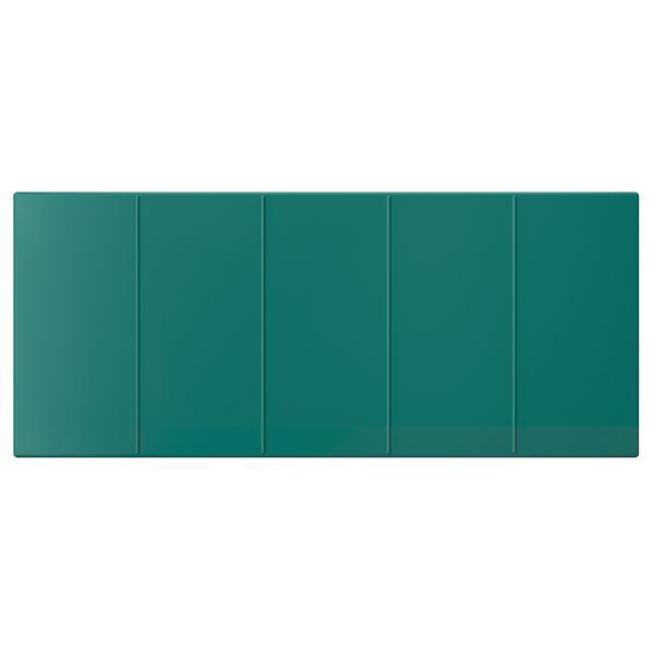 Фронтальная панель ящика ХАЛЛСТАВИК, сине-зеленый (60x26 см) - схема-чертеж с размерами