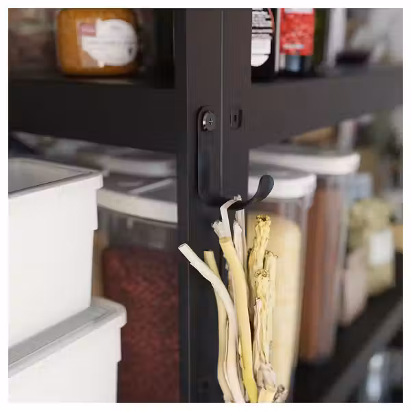 BROR Стеллаж - чёрный 234x55x190 см - фото 4