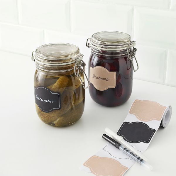 Наклейки, черный естественный, белый IKEA ГИВАНДЕ 804.139.83 - фото 2