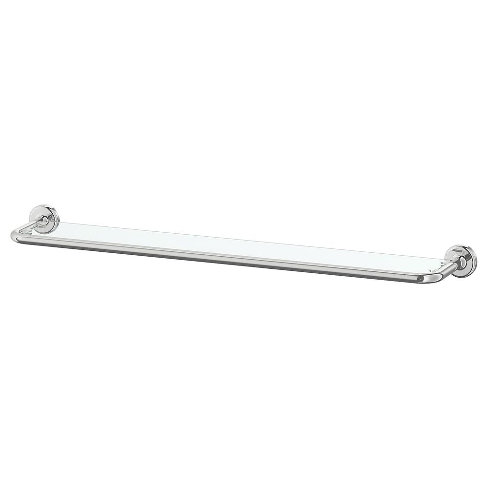 Полка стеклянная, под хром 67x13 см IKEA VOXNAN ВОКСНАН 803.497.70 - фото 1