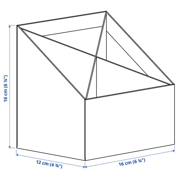 IKEA, дополнительный ракурс - схема-чертеж с размерами