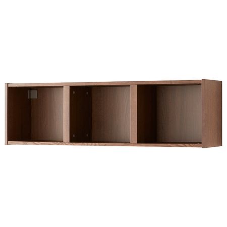 Полка навесная, коричневый ясеневый шпон 120x35 см IKEA BILLY БИЛЛИ 503.688.97