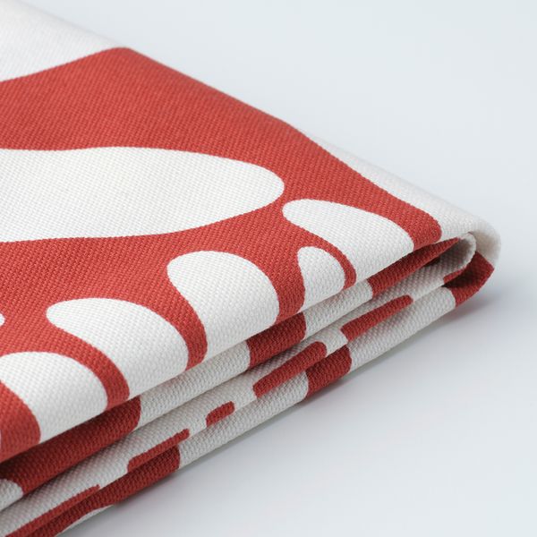 Чехол на стул, красный, белый IKEA BERGMUND БЕРГМУНД 705.700.11 - схема-чертеж с размерами