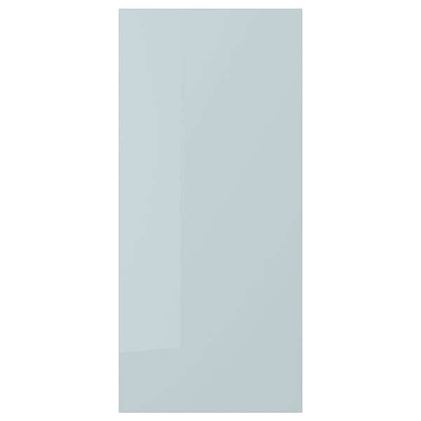 Накладная панель, 39x86 см, глянцевый серо-синий светлый IKEA KSTALLARP СТАЛЛАРП КАЛЛАРП 405.201.31 - фото 1