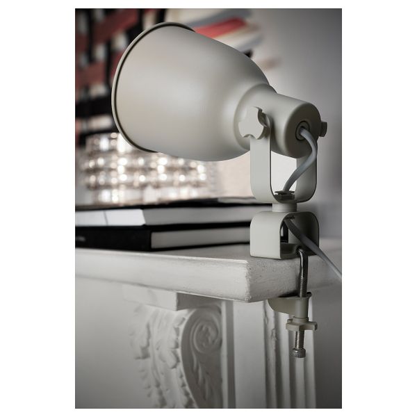 Настенный софит, лампа с зажимом, бежевый IKEA ХЕКТАР 204.332.67 - фото 3