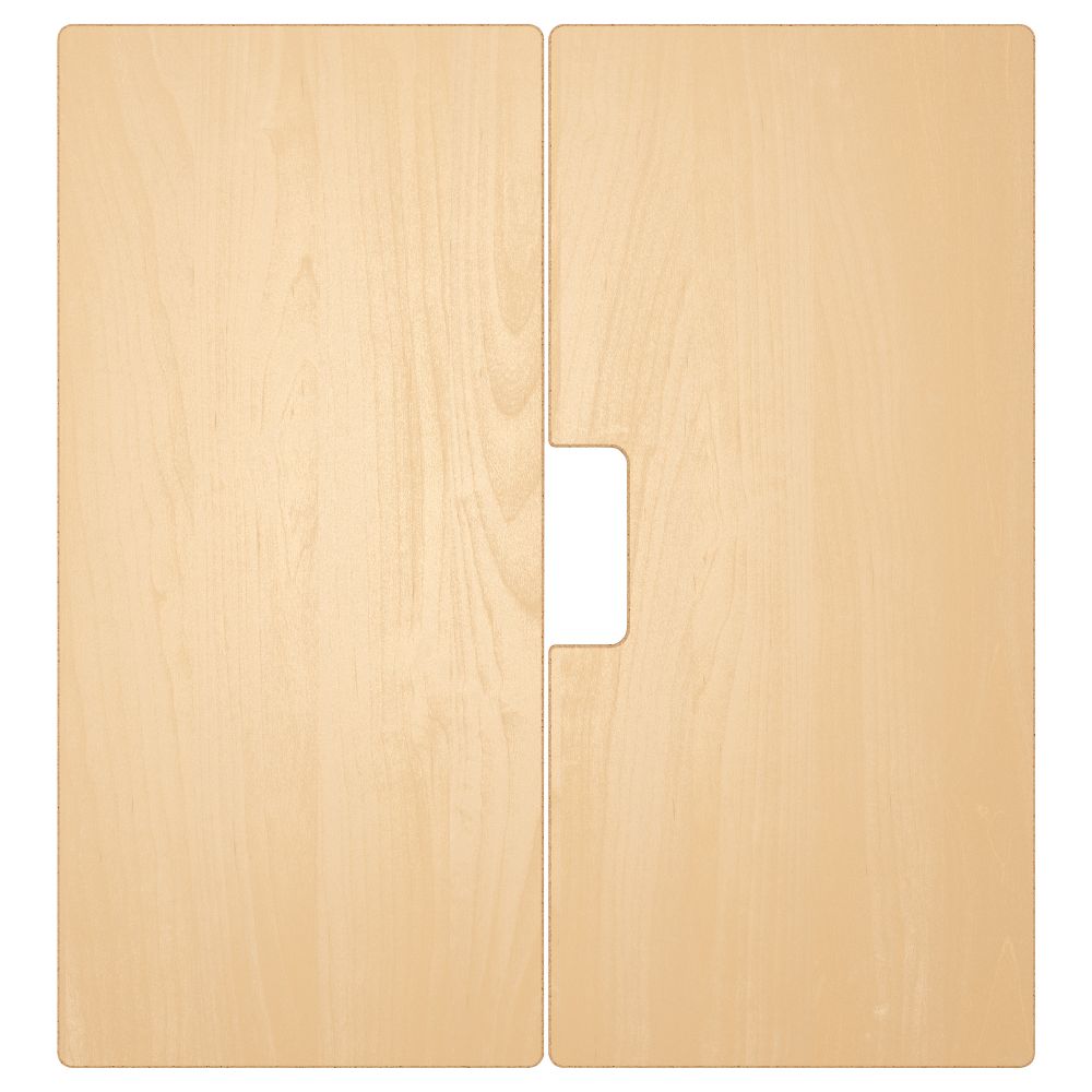 Дверь СТУВА МОЛАД, под березу (60x64 см) - фото 1